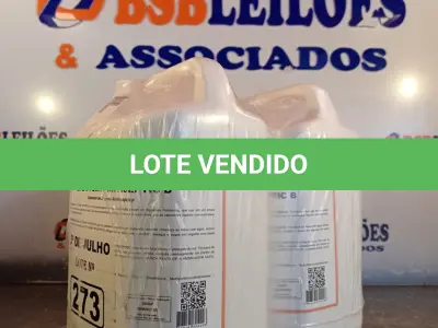 LOTE 273 - 10 LITROS DE SABONETE DE ESPUMA ANTISSÉPTICO. (NO ESTADO, LEILÃO NÃO TEM GARANTIA E NEM DEVOLUÇÃO, SUJEITO A POSSÍVEIS AVARIAS VISÍVEIS/OCULTAS E/OU AUSÊNCIA DE COMPONENTES).