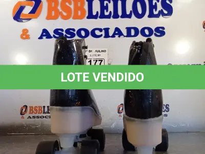 LOTE 177 - 01 PAR DE PATINS Nº39 COM AVARIAS. (NO ESTADO, LEILÃO NÃO TEM GARANTIA E NEM DEVOLUÇÃO, SUJEITO A POSSÍVEIS AVARIAS VISÍVEIS/OCULTAS E/OU AUSÊNCIA DE COMPONENTES).