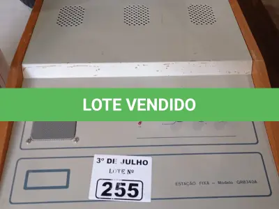 LOTE 255 - 01 ESTAÇÃO FIXA MODELO GR8340A. (NO ESTADO, LEILÃO NÃO TEM GARANTIA E NEM DEVOLUÇÃO, SUJEITO A POSSÍVEIS AVARIAS VISÍVEIS/OCULTAS E/OU AUSÊNCIA DE COMPONENTES).