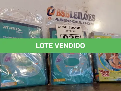 LOTE 025 - 03 BOIAS INFANTIS. (NO ESTADO, LEILÃO NÃO TEM GARANTIA E NEM DEVOLUÇÃO, SUJEITO A POSSÍVEIS AVARIAS VISÍVEIS/OCULTAS E/OU AUSÊNCIA DE COMPONENTES).