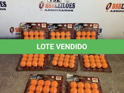 LOTE 192 - 08 CARTELAS DE BOLAS REFIL SUPER SHOT. (NO ESTADO, LEILÃO NÃO TEM GARANTIA E NEM DEVOLUÇÃO, SUJEITO A POSSÍVEIS AVARIAS VISÍVEIS/OCULTAS E/OU AUSÊNCIA DE COMPONENTES).