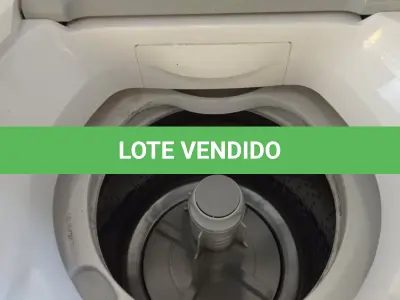 LOTE 156 - 01 LAVADORA DE ROUPAS MARCA BRASTEMP CAPACIDADE 9KG 220V. (NO ESTADO, LEILÃO NÃO TEM GARANTIA E NEM DEVOLUÇÃO, SUJEITO A POSSÍVEIS AVARIAS VISÍVEIS/OCULTAS E/OU AUSÊNCIA DE COMPONENTES).
