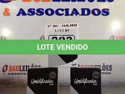 LOTE 203 - 03 UMIDIFICADORES POP. (NO ESTADO, LEILÃO NÃO TEM GARANTIA E NEM DEVOLUÇÃO, SUJEITO A POSSÍVEIS AVARIAS VISÍVEIS/OCULTAS E/OU AUSÊNCIA DE COMPONENTES).
