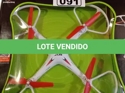 LOTE 091 - 01 QUADRICOPTERO COM AVARIAS. (NO ESTADO, LEILÃO NÃO TEM GARANTIA E NEM DEVOLUÇÃO, SUJEITO A POSSÍVEIS AVARIAS VISÍVEIS/OCULTAS E/OU AUSÊNCIA DE COMPONENTES).