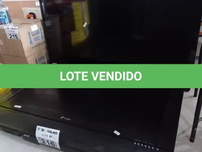 LOTE 216 - 02 TV’S MARCAS E MODELOS DIVERSOS PARA RETIRADA DE PEÇAS. (NO ESTADO, LEILÃO NÃO TEM GARANTIA E NEM DEVOLUÇÃO, SUJEITO A POSSÍVEIS AVARIAS VISÍVEIS/OCULTAS E/OU AUSÊNCIA DE COMPONENTES).