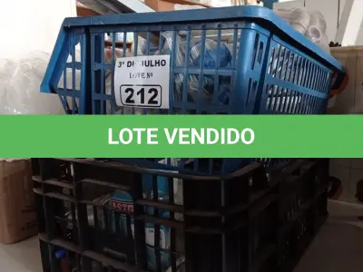 LOTE 212 - 01 LOTE COM MATERIAIS HIDRÁULICOS DIVERSOS. (NO ESTADO, LEILÃO NÃO TEM GARANTIA E NEM DEVOLUÇÃO, SUJEITO A POSSÍVEIS AVARIAS VISÍVEIS/OCULTAS E/OU AUSÊNCIA DE COMPONENTES).