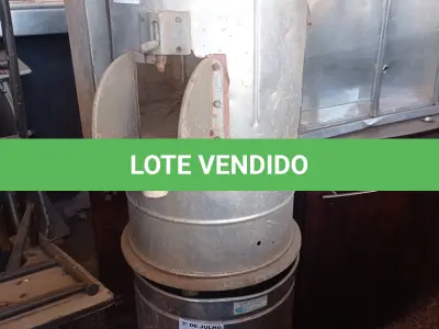 LOTE 419 - 02 SUCATAS DE DESCASCADOR DE BATATAS E 02 SUCATAS DE BANHO-MARIA. (NO ESTADO, LEILÃO NÃO TEM GARANTIA E NEM DEVOLUÇÃO, SUJEITO A POSSÍVEIS AVARIAS VISÍVEIS/OCULTAS E/OU AUSÊNCIA DE COMPONENTES).