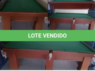 LOTE 060 - MESA DE BILHAR OFICIAL, MESA DE BILHAR C/ GAVETAS (UNIDADE: B-095 - BLUMENAU/SC LOCAL DE RETIRADA: RICARDO GEORG, 777 BAIRRO ITOUPAVA CENTRAL - BLUMENAU/SC)