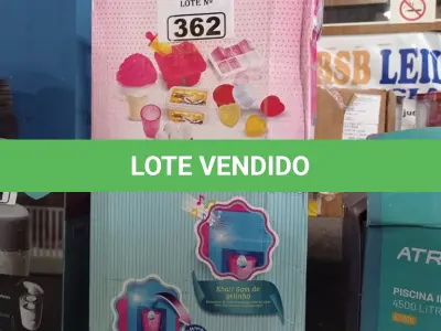 LOTE 362 - 01 GELADEIRA MAGIC TOYS. (NO ESTADO, LEILÃO NÃO TEM GARANTIA E NEM DEVOLUÇÃO, SUJEITO A POSSÍVEIS AVARIAS VISÍVEIS/OCULTAS E/OU AUSÊNCIA DE COMPONENTES).