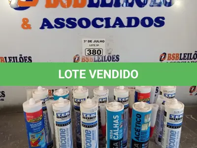 LOTE 380 - 01 LOTE COM VÁRIOS TUBOS DE SILICONE DIVERSOS. (NO ESTADO, LEILÃO NÃO TEM GARANTIA E NEM DEVOLUÇÃO, SUJEITO A POSSÍVEIS AVARIAS VISÍVEIS/OCULTAS E/OU AUSÊNCIA DE COMPONENTES).
