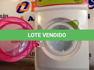 LOTE 096 - 01 MÁQUINA DE LAVAR ELETRÔNICA DA MEG. (NO ESTADO, LEILÃO NÃO TEM GARANTIA E NEM DEVOLUÇÃO, SUJEITO A POSSÍVEIS AVARIAS VISÍVEIS/OCULTAS E/OU AUSÊNCIA DE COMPONENTES).