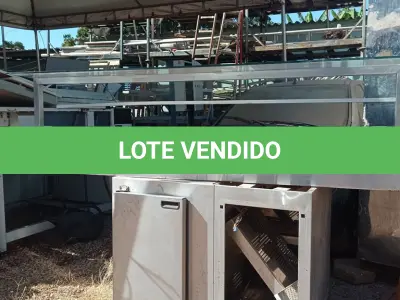 LOTE 422 - 01 BALCÃO E 01 ILHA EM INOX INCOMPLETOS. (NO ESTADO, LEILÃO NÃO TEM GARANTIA E NEM DEVOLUÇÃO, SUJEITO A POSSÍVEIS AVARIAS VISÍVEIS/OCULTAS E/OU AUSÊNCIA DE COMPONENTES).