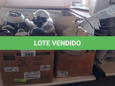 LOTE 396 - 01 LOTE COM GRANDE QUANTIDADE DE DOMES PARA CÂMERAS DE SEGURANÇA MARCAS E MODELOS DIVERSOS. (NO ESTADO, LEILÃO NÃO TEM GARANTIA E NEM DEVOLUÇÃO, SUJEITO A POSSÍVEIS AVARIAS VISÍVEIS/OCULTAS E/OU AUSÊNCIA DE COMPONENTES).
