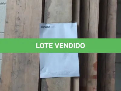 LOTE 127 - FORRO DE MADEIRA (UNIDADE: B-090 - GUARULHOS/SP - LOCAL DE RETIRADA: RUA CELSO RODRIGUES SALGUEIRO S/N - JARDIM NOVO PORTUGAL - GUARULHOS/SP - CEP: 07160-465)