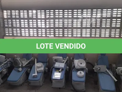 LOTE 575 - 07 CADEIRAS ODONTOLÓGICAS. (UNIDADE: B-049 - ARACAJU/SE - LOCAL DE RETIRADA: AVENIDA TANCREDO NEVES 5857, BAIRRO JABUTIANA - ARACAJU/SE - CEP: 49.085-000)