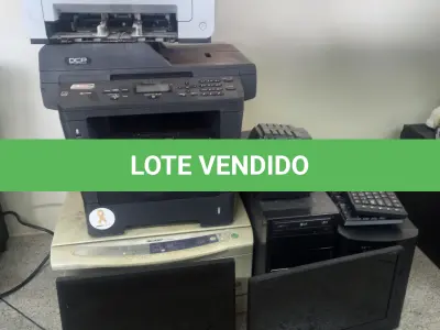LOTE 075 - IMPRESSORA BROTHER LASER JET HP COLOR CP + MULTIFUNCIONAL BROTHER DCP 8115D + IMPRESSORA SHARP AL1645 CS + NOBREAK SMS 220NG + 02 ESTABILIZADORES + MICROCOMPUTADOR + 02 MONITORES DE VIDEO AOC MOD: E1675WU + ROTEADOR TP LINK TL-SG1005D (UNIDADE: B-037 - BELÉM/PA - LOCAL DE RETIRADA: RODOVIA AUGUSTO MONTENEGRO,765, ÁGUAS NEGRAS- ICOARACI - BELÉM/PA - CEP 66.820-00 )