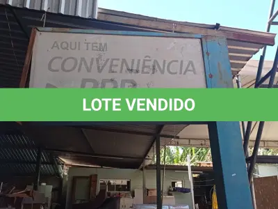 LOTE 418 - 01 PLACA DE PROPAGANDA. (NO ESTADO, LEILÃO NÃO TEM GARANTIA E NEM DEVOLUÇÃO, SUJEITO A POSSÍVEIS AVARIAS VISÍVEIS/OCULTAS E/OU AUSÊNCIA DE COMPONENTES).