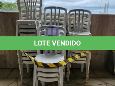 LOTE 201 - CADEIRAS DE PLÁSTICO (31 UNIDADES)  (UNIDADE: A-004 - BRASÍLIA/DF - LOCAL DE RETIRADA: QUADRA 420 CONJUNTO 08 LOTE 01 SUB-CENTRO LESTE, COMPLEXO DE FURNAS - BRASÍLIA/DF - CEP: 72.320-426)