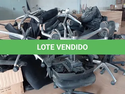 LOTE 483 - 01 LOTE COM VÁRIAS PEÇAS PARA CADEIRAS DE ESCRITÓRIO MARCAS E MODELOS DIVERSOS. (NO ESTADO, LEILÃO NÃO TEM GARANTIA E NEM DEVOLUÇÃO, SUJEITO A POSSÍVEIS AVARIAS VISÍVEIS/OCULTAS E/OU AUSÊNCIA DE COMPONENTES).