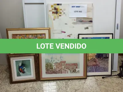 LOTE 772 - 05 QUADRO PINTURA. (UNIDADE: DEPARTAMENTO EXECUTIVO – DEX - LOCAL DE RETIRADA: SAUS - QUADRA 1, BLOCO J, ED. CLÉSIO ANDRADE - BRASÍLIA/DF - CEP: 70.070-944)
