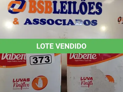 LOTE 373 - 02 CAIXAS COM LUVAS VINIFLEX TAMANHO “P”, SÃO 10 CAIXAS COM 100 LUVAS CADA. (NO ESTADO, LEILÃO NÃO TEM GARANTIA E NEM DEVOLUÇÃO, SUJEITO A POSSÍVEIS AVARIAS VISÍVEIS/OCULTAS E/OU AUSÊNCIA DE COMPONENTES).