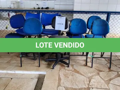 LOTE 136 - 12 SUCATAS DE CADEIRAS UNIDADE: A-004 - BRASÍLIA/DF - LOCAL DE RETIRADA: QUADRA 420 CONJUNTO 08 LOTE 01 SUB-CENTRO LESTE, COMPLEXO DE FURNAS - BRASÍLIA/DF - CEP: 72.320-426