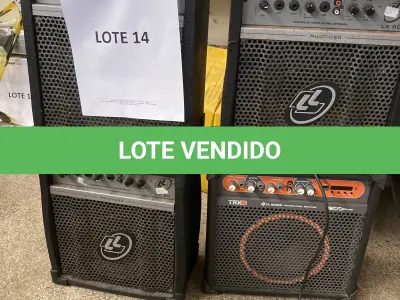 LOTE 558 - 04 AMPLIFICADORES. (UNIDADE: B-049 - ARACAJU/SE - LOCAL DE RETIRADA: AVENIDA TANCREDO NEVES 5857, BAIRRO JABUTIANA - ARACAJU/SE - CEP: 49.085-000)