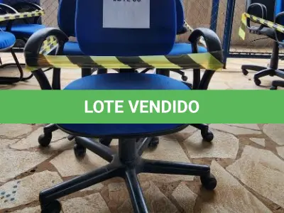 LOTE 134 - 07 CADEIRAS DIVERSAS CADEIRAS GIRATÓRIAS, CADEIRAS MODELO SECRETARIA EXECUTIVA UNIDADE: A-004 - BRASÍLIA/DF - LOCAL DE RETIRADA: QUADRA 420 CONJUNTO 08 LOTE 01 SUB-CENTRO LESTE, COMPLEXO DE FURNAS - BRASÍLIA/DF - CEP: 72.320-426