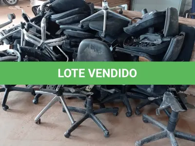 LOTE 483 - 01 LOTE COM VÁRIAS PEÇAS PARA CADEIRAS DE ESCRITÓRIO MARCAS E MODELOS DIVERSOS. (NO ESTADO, LEILÃO NÃO TEM GARANTIA E NEM DEVOLUÇÃO, SUJEITO A POSSÍVEIS AVARIAS VISÍVEIS/OCULTAS E/OU AUSÊNCIA DE COMPONENTES).