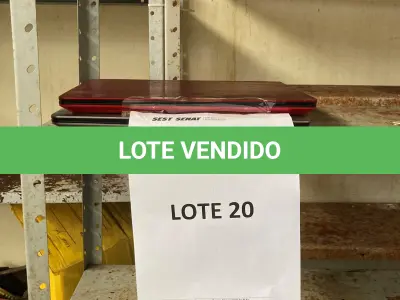 LOTE 564 - 02 NOTEBOOKS. (UNIDADE: B-049 - ARACAJU/SE - LOCAL DE RETIRADA: AVENIDA TANCREDO NEVES 5857, BAIRRO JABUTIANA - ARACAJU/SE - CEP: 49.085-000)