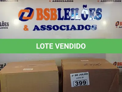 LOTE 399 - 02 CAIXAS COM ÁLCOOL EM GEL 70% 440G COM HIDRATANTE COM 12 UNIDADES CADA. (NO ESTADO, LEILÃO NÃO TEM GARANTIA E NEM DEVOLUÇÃO, SUJEITO A POSSÍVEIS AVARIAS VISÍVEIS/OCULTAS E/OU AUSÊNCIA DE COMPONENTES).