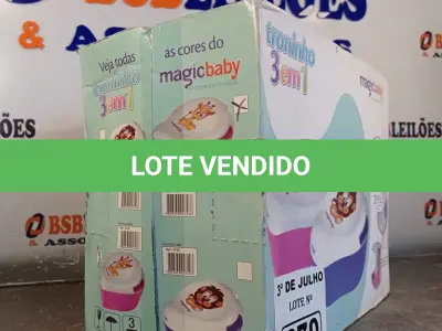 LOTE 370 - 01 TRONINHO 3EM1 MAGIC BABY. (NO ESTADO, LEILÃO NÃO TEM GARANTIA E NEM DEVOLUÇÃO, SUJEITO A POSSÍVEIS AVARIAS VISÍVEIS/OCULTAS E/OU AUSÊNCIA DE COMPONENTES).