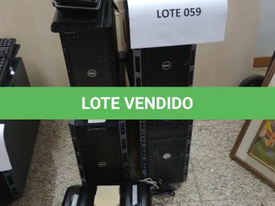 LOTE 769 - 02 ESTABILIZADOR PRETO TS SHARA + ESTABILIZADOR BRANCO ENERMAX + 03 SERVIDOR DELL + CPU DELL + 02 TECLADO HP + 02 TECLADO DELL. (UNIDADE: DEPARTAMENTO EXECUTIVO – DEX - LOCAL DE RETIRADA: SAUS - QUADRA 1, BLOCO J, ED. CLÉSIO ANDRADE - BRASÍLIA/DF - CEP: 70.070-944)