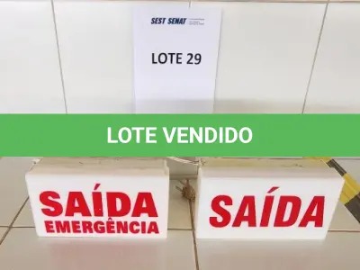 LOTE 157 - 3 SAÍDAS DE EMERGÊNCIA BLOKITO UNIDADE: A-004 - BRASÍLIA/DF - LOCAL DE RETIRADA: QUADRA 420 CONJUNTO 08 LOTE 01 SUB-CENTRO LESTE, COMPLEXO DE FURNAS - BRASÍLIA/DF - CEP: 72.320-426