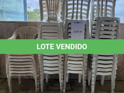 LOTE 202 - CADEIRAS DE PLÁSTICO (50 UNIDADES)  (UNIDADE: A-004 - BRASÍLIA/DF - LOCAL DE RETIRADA: QUADRA 420 CONJUNTO 08 LOTE 01 SUB-CENTRO LESTE, COMPLEXO DE FURNAS - BRASÍLIA/DF - CEP: 72.320-426)