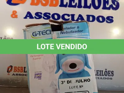 LOTE 095 - 01 INALADOR NEBULIZADOR. (NO ESTADO, LEILÃO NÃO TEM GARANTIA E NEM DEVOLUÇÃO, SUJEITO A POSSÍVEIS AVARIAS VISÍVEIS/OCULTAS E/OU AUSÊNCIA DE COMPONENTES).