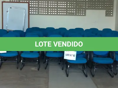 LOTE 333 - 57 CADEIRAS + 03 GAVETEIROS + 09 MESAS + MOCHO + 02 PORTA BANDEIRAS P/3 ASTES + QUADRO DE CHAVES  (UNIDADE: B-056 - CACHOEIRO DO ITAPEMIRIM/ES - LOCAL DE RETIRADA: RUA IRMÃ GIOVANNA MENECHINI, 238, MARBRASA - CACHOEIRO DE ITAPEMIRIM/ES - CEP: 29.313-669)
