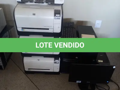 LOTE 073 - 04 IMPRESSORAS HP LASER JET COLOR CP1025 + MONITOR DE VIDEO PHILIPS 15,6 LED + 02 MICROCOMPUTADORES + NOBREAK SMS + ROTEADOR GREATEK MOD: WR1500L (UNIDADE: B-037 - BELÉM/PA - LOCAL DE RETIRADA: RODOVIA AUGUSTO MONTENEGRO,765, ÁGUAS NEGRAS- ICOARACI - BELÉM/PA - CEP 66.820-00 )