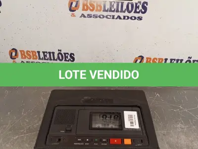 LOTE 016 - 01 APARELHO DIGITAL ÁUDIO TAPE-RECORDER MARCA SONY MODELO TCD-D10. (NO ESTADO, LEILÃO NÃO TEM GARANTIA E NEM DEVOLUÇÃO, SUJEITO A POSSÍVEIS AVARIAS VISÍVEIS/OCULTAS E/OU AUSÊNCIA DE COMPONENTES).