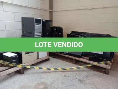 LOTE 023 - 8 NOBREAKS + 2 NOTEBOOKS ACER EI- 571+ 15 COMPUTADORES + APARELHO DE DVR SEM HD (SUCATA) + IMPRESSORA A LASER + MONITOR DE VÍDEO + 2 CENTRAIS DE ALARME (SUCATA) + HD (SUCATA) + SISTEMA DE EMERGÊNCIA (SUCATA) + CENTRAL LUZ DE EMERGÊNCIA (SUCATA) + 8 ESTABILIZADORES = (SUCATA) + 2 TELEFONES SEM FIO INTELBRAS (UNIDADE: B-046 - SÃO JOSÉ DO RIO PRETO/SP LOCAL DE RETIRADA: AVENIDA ABÍLIO APPOLONI N° 100 - JARDIM CONCEIÇÃO –  SÃO JOSÉ DO RIO PRETO/SP - CEP: 15.030-800)