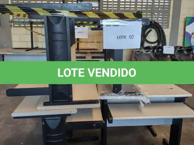 LOTE 243 - 01 MESA REDONDA + 05 MESAS TIPO BIRÔ (UNIDADE: A-018 - RECIFE/PE - LOCAL DE RETIRADA: AVENIDA BEBERIBE, 3620 - BEBERIBE - RECIFE/PE - CEP: 52.130-547)