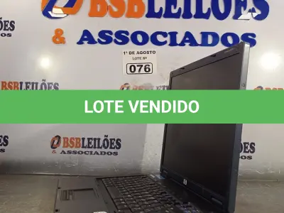 LOTE 076 - 01 NOTEBOOK MARCA HP COMPAQ 6320. (NO ESTADO, LEILÃO NÃO TEM GARANTIA E NEM DEVOLUÇÃO, SUJEITO A POSSÍVEIS AVARIAS VISÍVEIS/OCULTAS E/OU AUSÊNCIA DE COMPONENTES).
