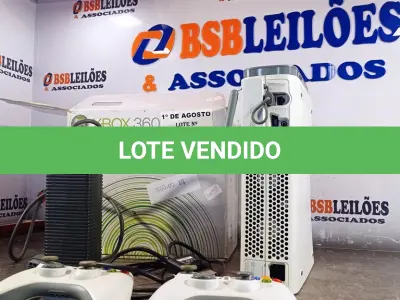 LOTE 087 - 01 XBOX 360. (NO ESTADO, LEILÃO NÃO TEM GARANTIA E NEM DEVOLUÇÃO, SUJEITO A POSSÍVEIS AVARIAS VISÍVEIS/OCULTAS E/OU AUSÊNCIA DE COMPONENTES).