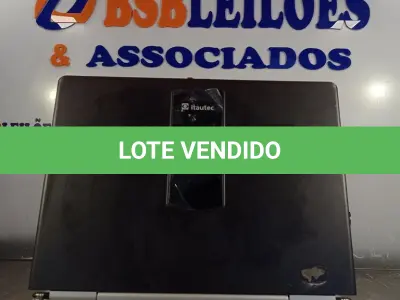 LOTE 078 - 01 NOTEBOOK MARCA ITAUTEC. (NO ESTADO, LEILÃO NÃO TEM GARANTIA E NEM DEVOLUÇÃO, SUJEITO A POSSÍVEIS AVARIAS VISÍVEIS/OCULTAS E/OU AUSÊNCIA DE COMPONENTES).