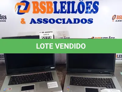 LOTE 086 - 02 NOTEBOOK’S MARCAS E MODELOS DIVERSOS PARA RETIRADA DE PEÇAS. (NO ESTADO, LEILÃO NÃO TEM GARANTIA E NEM DEVOLUÇÃO, SUJEITO A POSSÍVEIS AVARIAS VISÍVEIS/OCULTAS E/OU AUSÊNCIA DE COMPONENTES).