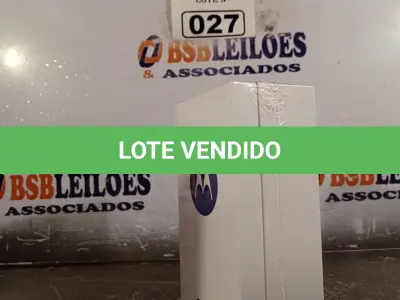 LOTE 027 - 01 APARELHO DE TELEFONE MOTO XT 1092 2ª GERAÇÃO BLACK. (NO ESTADO, LEILÃO NÃO TEM GARANTIA E NEM DEVOLUÇÃO, SUJEITO A POSSÍVEIS AVARIAS VISÍVEIS/OCULTAS E/OU AUSÊNCIA DE COMPONENTES).