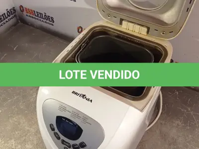 LOTE 173 - 01 PANIFICADORA MULTI PANE BRITÂNIA. (NO ESTADO, LEILÃO NÃO TEM GARANTIA E NEM DEVOLUÇÃO, SUJEITO A POSSÍVEIS AVARIAS VISÍVEIS/OCULTAS E/OU AUSÊNCIA DE COMPONENTES).
