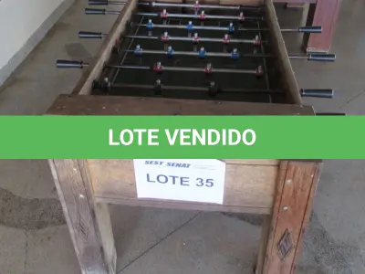 LOTE 373 - MESA DE PEBOLIM (UNIDADE: B-041 - PRESIDENTE PRUDENTE/SP - LOCAL DE RETIRADA: RODOVIA ARTUR BOIGUES FILHO Nº 585 - PARQUE RES. CARANDA - PRESIDENTE PRUDENTE/SP – CEP: 19.026-650)