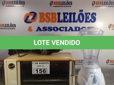 LOTE 156 - 01 FORNO ELÉTRICO PEQUENO, 02 MIXER PARA ALIMENTOS E 01 LIQUIDIFICADOR. (NO ESTADO, LEILÃO NÃO TEM GARANTIA E NEM DEVOLUÇÃO, SUJEITO A POSSÍVEIS AVARIAS VISÍVEIS/OCULTAS E/OU AUSÊNCIA DE COMPONENTES).
