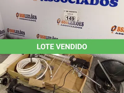 LOTE 149 - 01 LOTE COM VÁRIAS ANTENAS MARCAS E MODELOS DIVERSOS. (NO ESTADO, LEILÃO NÃO TEM GARANTIA E NEM DEVOLUÇÃO, SUJEITO A POSSÍVEIS AVARIAS VISÍVEIS/OCULTAS E/OU AUSÊNCIA DE COMPONENTES).